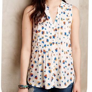 Anthropologie strawberry fields shirt